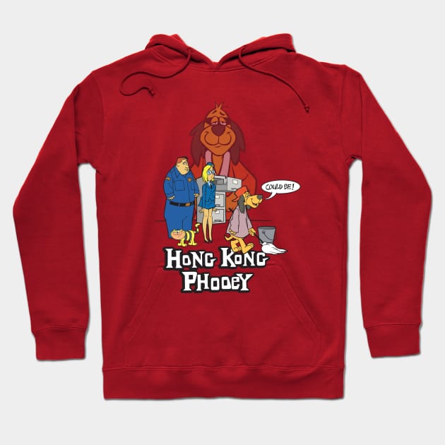 Hong Kong Phooey - Could Be! - Light Design Hoodie by Chewbaccadoll